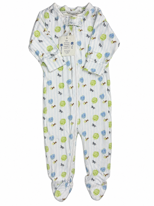 Seaside Proper 18–24M animal print footed sleeper NWT